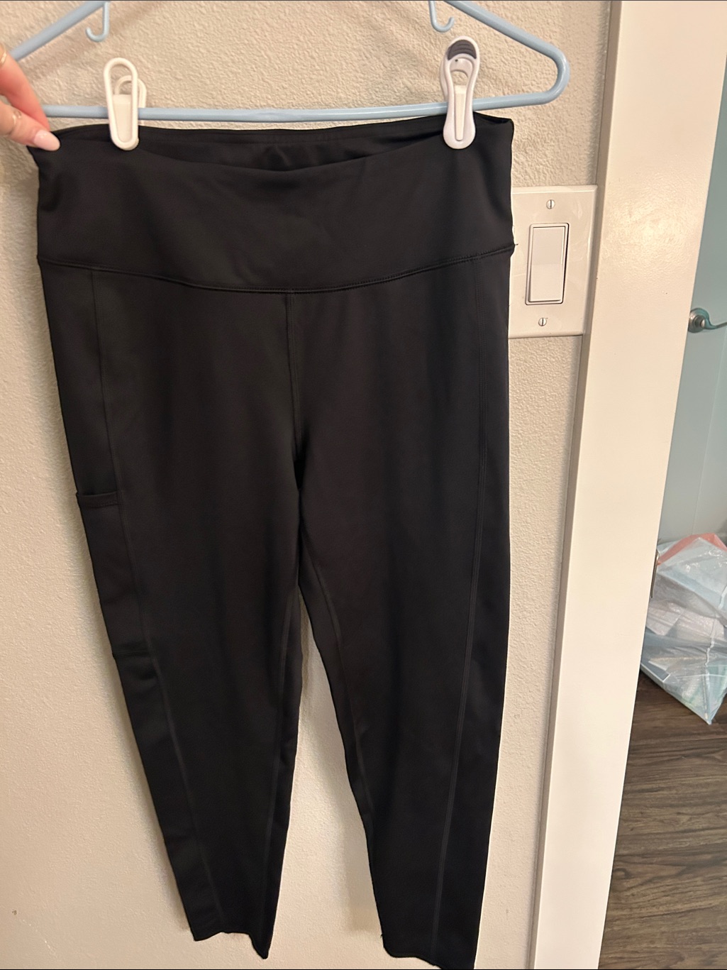 Columbia Black High-Waist Performance Leggings With Side Pocket
